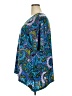 First Glance Blue Short Sleeve Blouse Size XXL (estimated) - photo 5