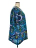 First Glance Blue Short Sleeve Blouse Size XXL (estimated) - photo 4