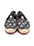 Diane von Furstenberg Tropical Black Flats Size 9 - photo 2