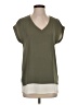 Suzy Shier Green Short Sleeve Blouse Size S - photo 1