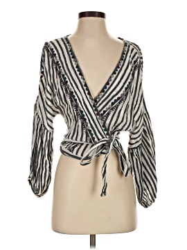 Free People 3/4 Sleeve Blouse