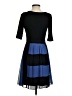 Max and Cleo 100% Polyester Color Block Black Cocktail Dress Size S - photo 2