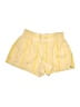 Roxy 100% Cotton Stripes Yellow Shorts Size S - photo 1