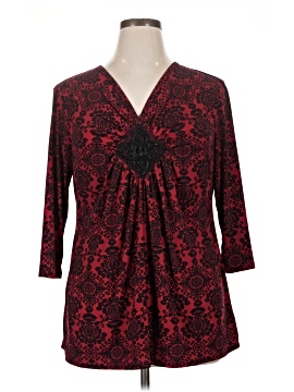 Ellen Tracy 3/4 Sleeve T Shirt