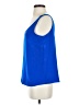 J.Crew 100% Polyester Blue Sleeveless Top Size 2 - photo 5