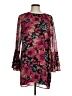 Leyden 100% Polyester Floral Burgundy Cocktail Dress Size M - photo 1