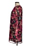 Leyden 100% Polyester Floral Burgundy Cocktail Dress Size M - photo 5