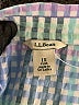 L.L.Bean Checkered-gingham Blue Long Sleeve Button-Down Shirt Size 1X - photo 7