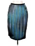 Elie Tahari Graphic Blue Formal Skirt Size 4 - photo 1