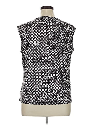 Black Label by Evan Picone Sleeveless Blouse (view 2)