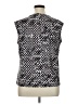 Black Label by Evan Picone Black Sleeveless Blouse Size XL - photo 2