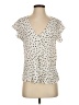 Rails Polka Dots Ivory Short Sleeve Blouse Size XS - photo 1