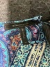 BCBGMAXAZRIA 100% Polyester Paisley Blue Romper Size XS - photo 4