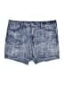 Seven7 Paisley Blue Denim Shorts Size 14 - photo 1
