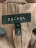 Escada 100% Linen Burgundy Coat Size EU 42 / US 12 - photo 7
