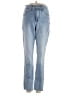 Express Solid Blue Jeans Size 2 - photo 1