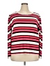 Talbots Stripes Pink Pullover Sweater Size 3X - photo 1