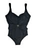 Gottex Solid Black One Piece Swimsuit Size 10 - photo 1