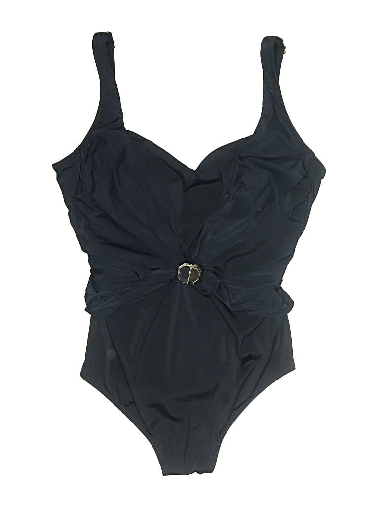 Pre-owned Gottex One Piece Swimsuit In Black