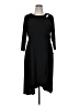 Notations Solid Black Casual Dress Size XL - photo 1