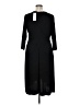 Notations Solid Black Casual Dress Size XL - photo 2