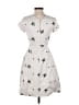 Weekend Max Mara 100% Polyester Stars Gray Casual Dress Size 6 - photo 2