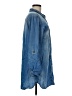 Chico's 100% Lyocell Blue Long Sleeve Button-Down Shirt Size Med (1) - photo 4