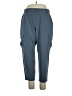 Nic + Zoe Solid Blue Cargo Pants Size XL - photo 1