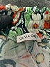 Olivia Grey Tropical Orange Board Shorts Size L - photo 4