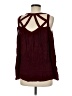 Mittoshop 100% Rayon Burgundy Sleeveless Blouse Size M - photo 2