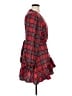 Cupshe Plaid Red Cocktail Dress Size XL - photo 4