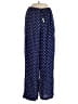 Blue Island 100% Rayon Polka Dots Blue Casual Pants Size XS - photo 1