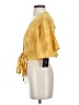 Lulus 100% Rayon Yellow Short Sleeve Blouse Size S - photo 5