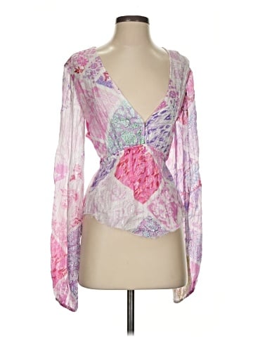Hemant & Nandita Long Sleeve Blouse (view 1)