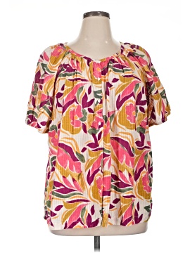 St. John's Bay Short Sleeve Blouse (view 1)