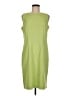 Sag Harbor Solid Green Casual Dress Size 8 - photo 1