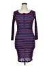 Splendid Stripes Blue Casual Dress Size XL - photo 1