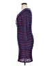 Splendid Stripes Blue Casual Dress Size XL - photo 5