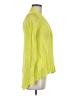 Studio Y 100% Rayon Solid Yellow Cardigan Size M - photo 4