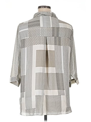 Rose + Olive 3/4 Sleeve Blouse (view 2)
