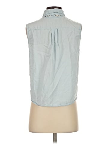 RACHEL Rachel Roy Sleeveless Button-Down Shirt (view 2)
