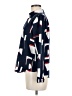 Unbranded Print Blue Long Sleeve Blouse Size M - photo 5