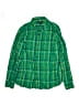 Lands' End 100% Cotton Plaid Green Long Sleeve Button-Down Shirt Size 18 - 20 - photo 1