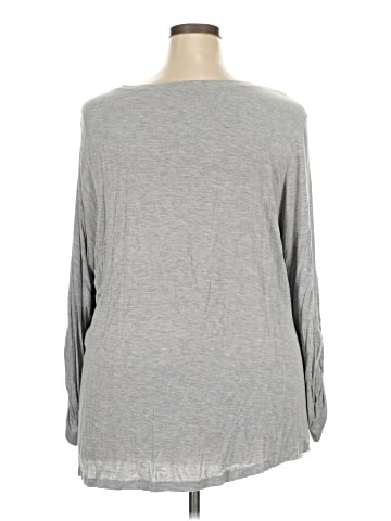 Lane Bryant Outlet 3/4 Sleeve T-Shirt (view 2)