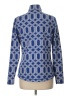 J. McLaughlin Print Blue Track Jacket Size L - photo 2