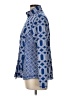 J. McLaughlin Print Blue Track Jacket Size L - photo 5