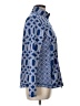 J. McLaughlin Print Blue Track Jacket Size L - photo 4