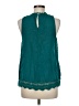 VICI Teal Sleeveless Blouse Size M - photo 2