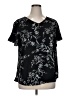 Honeyme Black Short Sleeve Top Size XL - photo 1