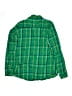 Lands' End 100% Cotton Plaid Green Long Sleeve Button-Down Shirt Size 18 - 20 - photo 2